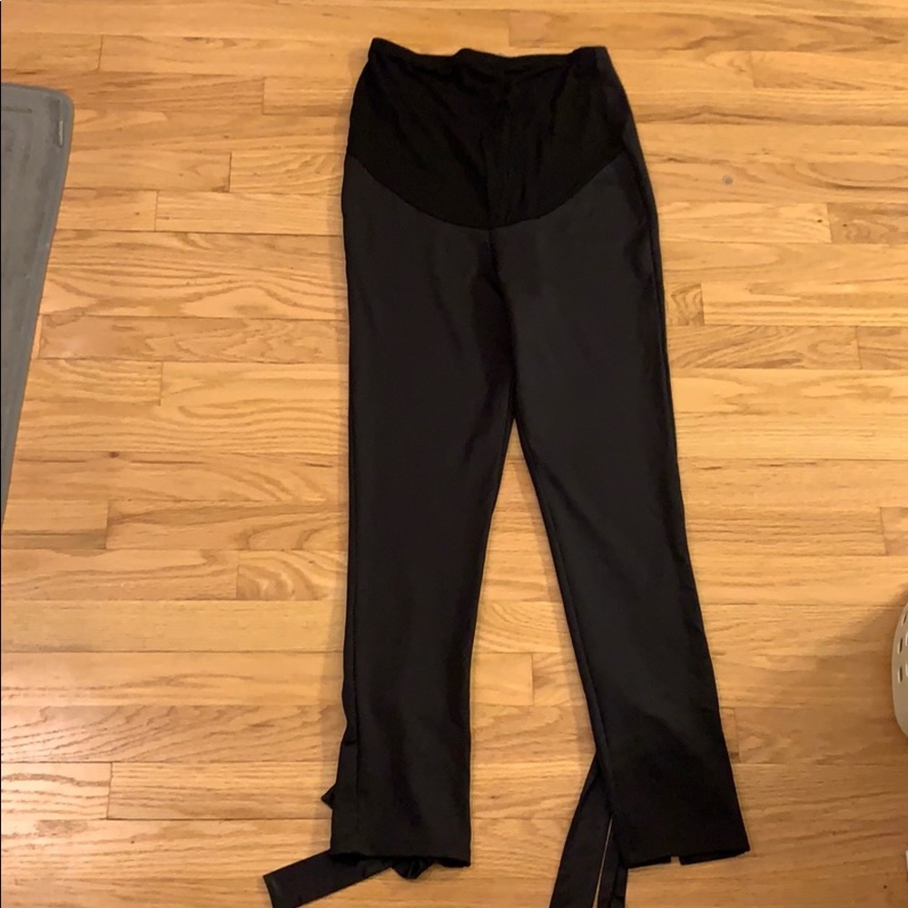 Black maternity ASOS pants